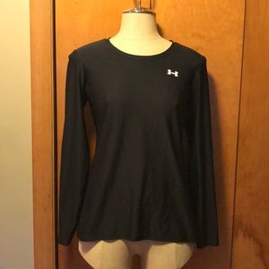 Large Under Armour fitted Heat Gear Athletic Shirt